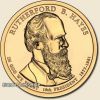 USA(19) elnökök 1 dollár '' Rutherford B. Hayes '' 2011 UNC
